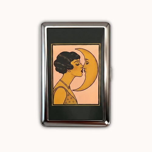 Étui à cartes métallique Moonlit Kiss