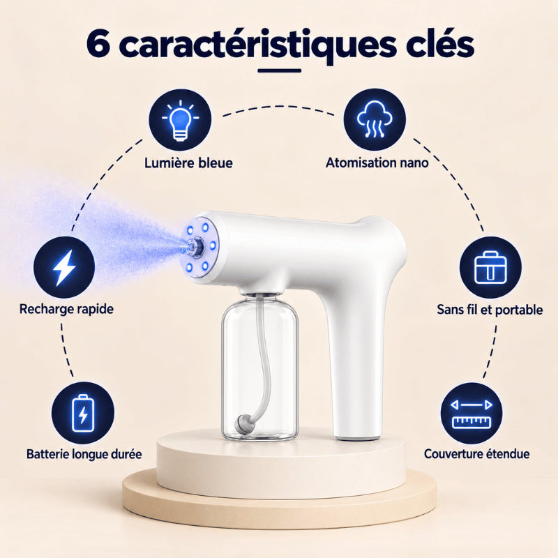 Velqin™ Pistolet Anti-Odeurs pour Animaux